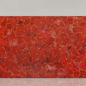 JASPER RED WITH GOLD